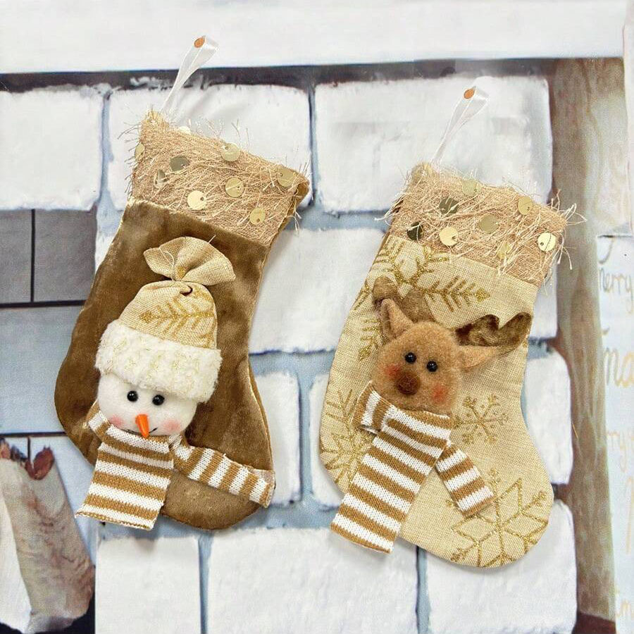 3pcs Christmas Decoration Stoc - Christmas Stocking Hanging recension och pris