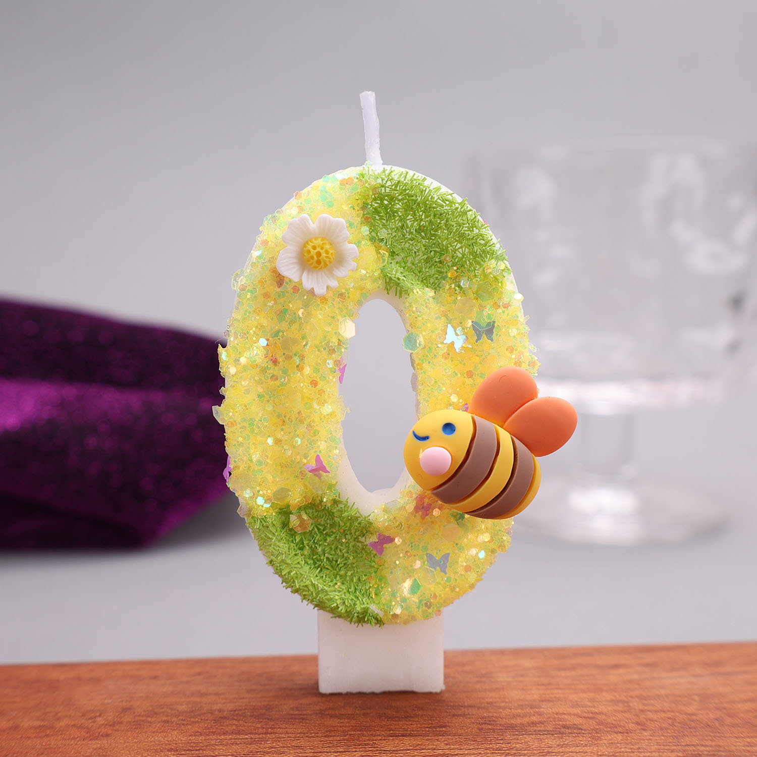 Yellow-Green Digital Candles,  - Holiday Candle Set recension och pris